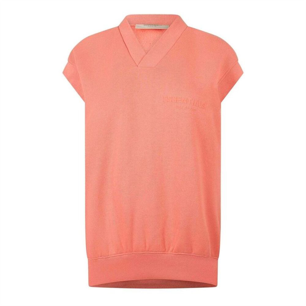 Fear Of God Essentials Womens/Ladies Knitted Sweater Vest / Coral